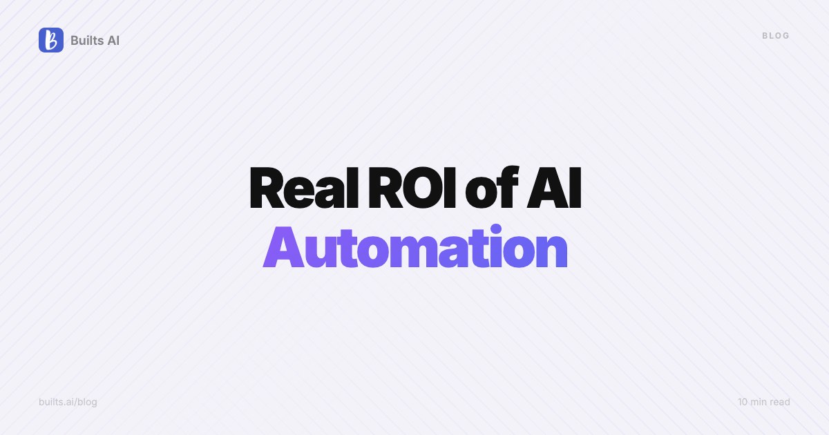 AI Automation ROI: Real Numbers From 50+ SMB Builds