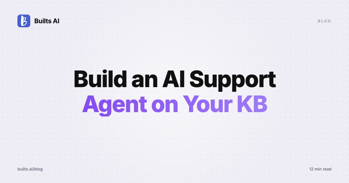 Build AI Customer Service on Your Knowledge Base
