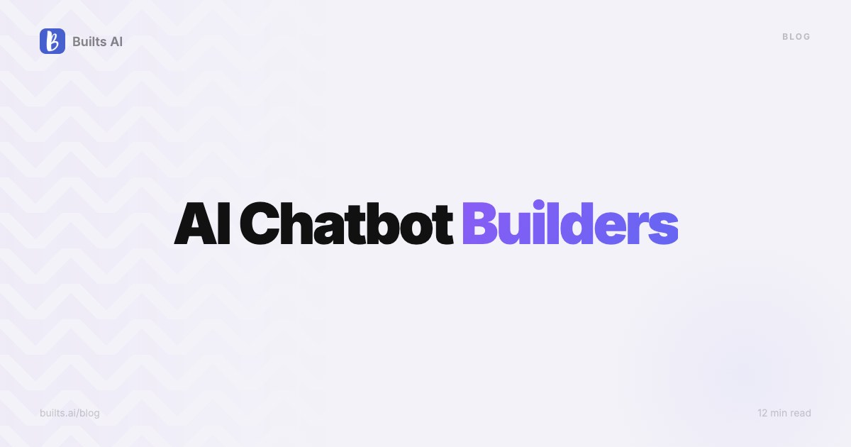 Best AI Chatbot Builders for Small Business 2026