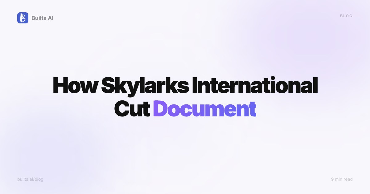 How Skylarks International Cut Document Collection by 70% With 15 Staff