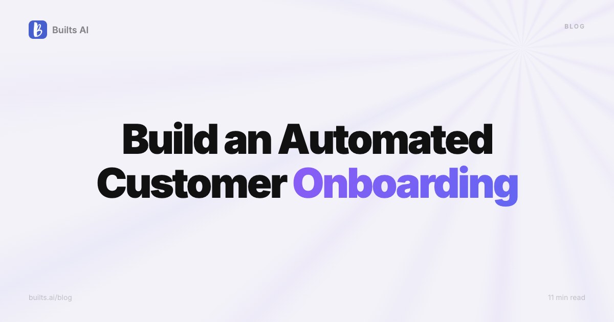 How to Build an Automated Customer Onboarding Welcome Sequence