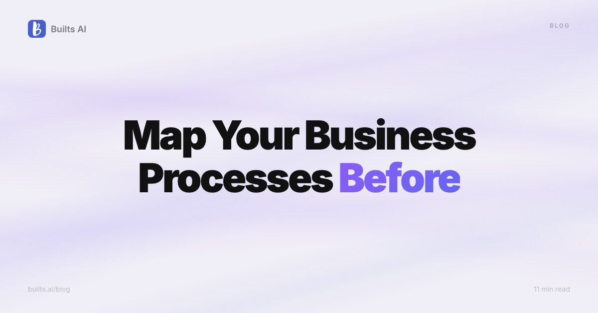 How to Map Your Business Processes Before Automating (Step-by-Step)