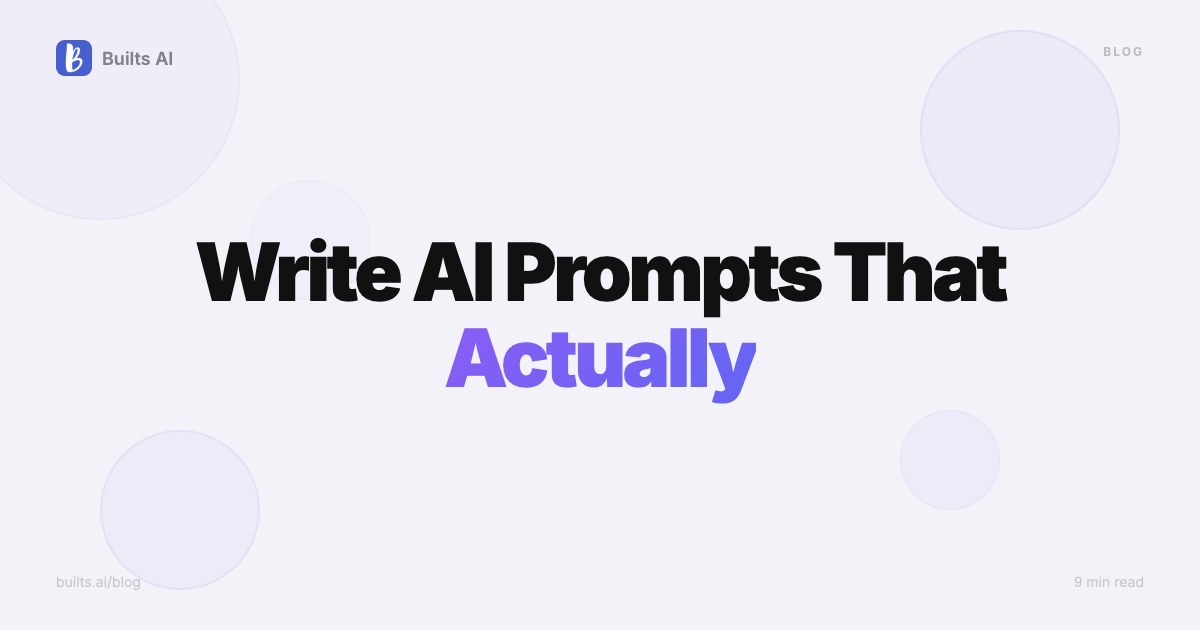 How to Write AI Prompts That Actually Work for Business