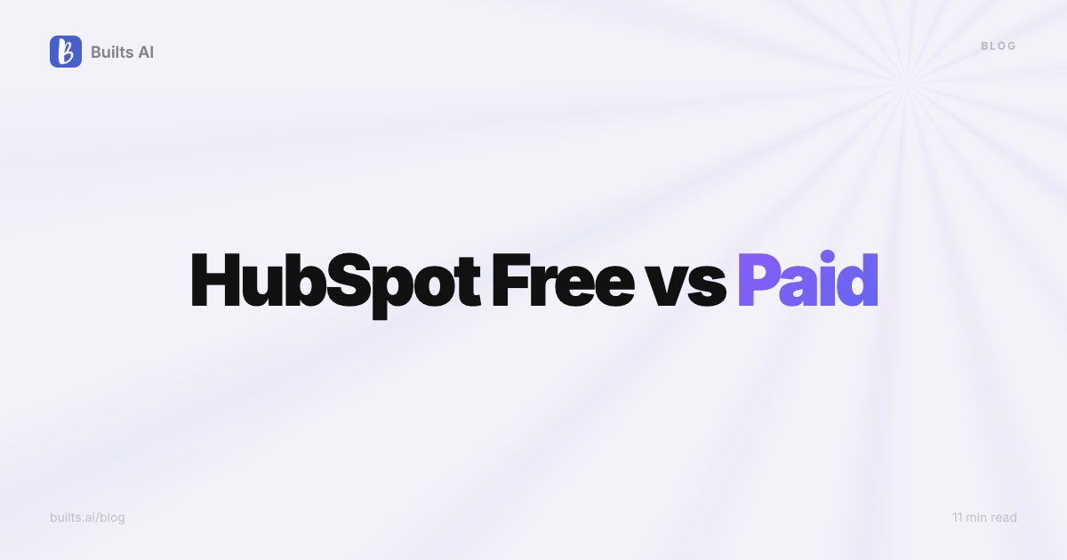 HubSpot Free vs Paid: When to Upgrade (2026)