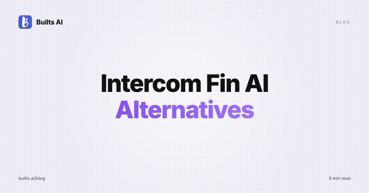 Intercom Fin AI Alternative for Small Business (2026)