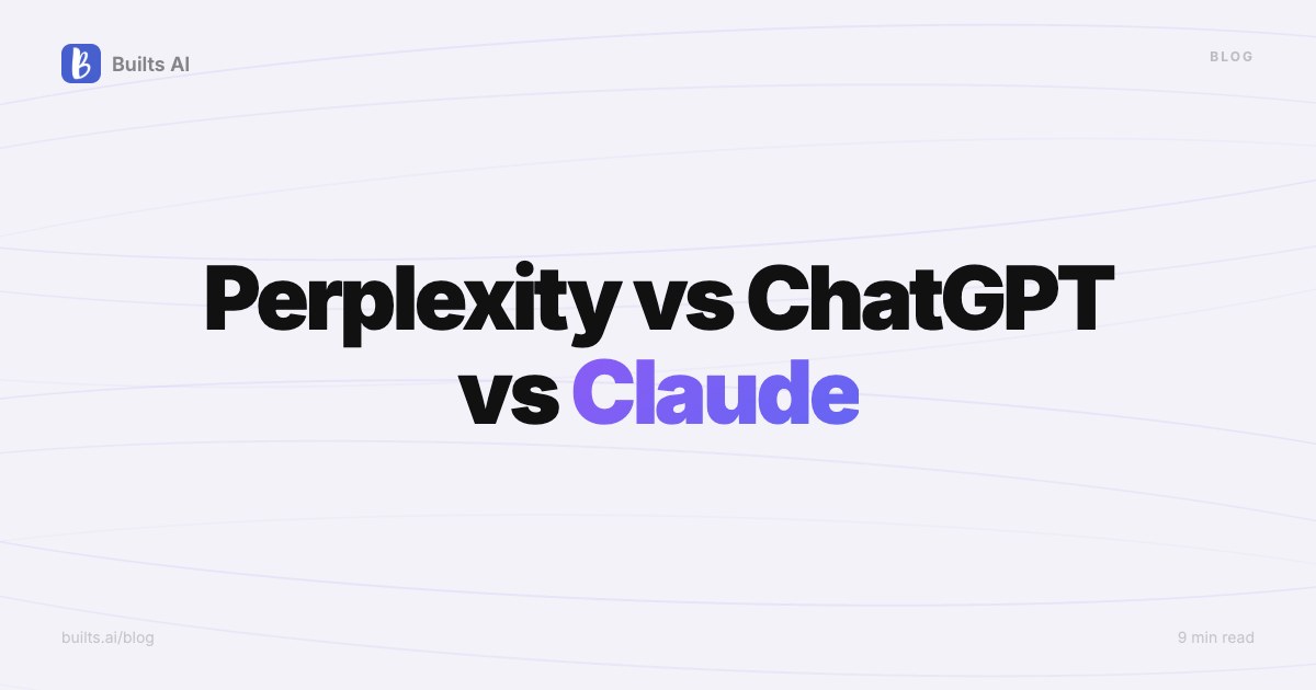 Perplexity vs ChatGPT vs Claude for Research