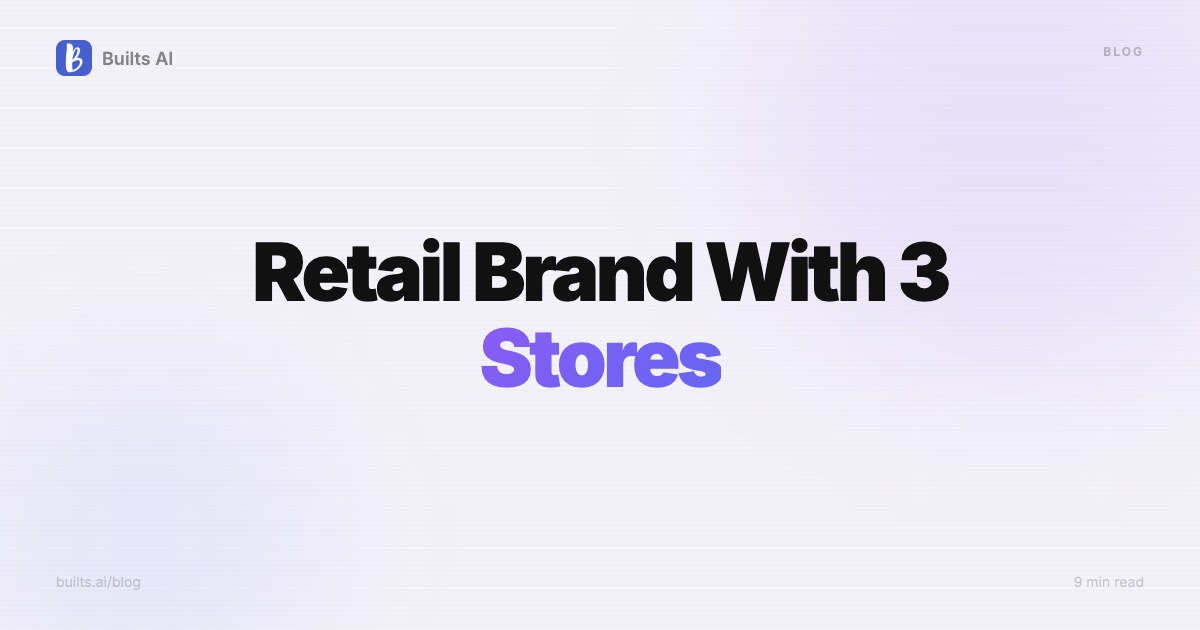 How a Retail Brand With 3 Stores Cut Customer Inquiries by 70% Across Every Channel